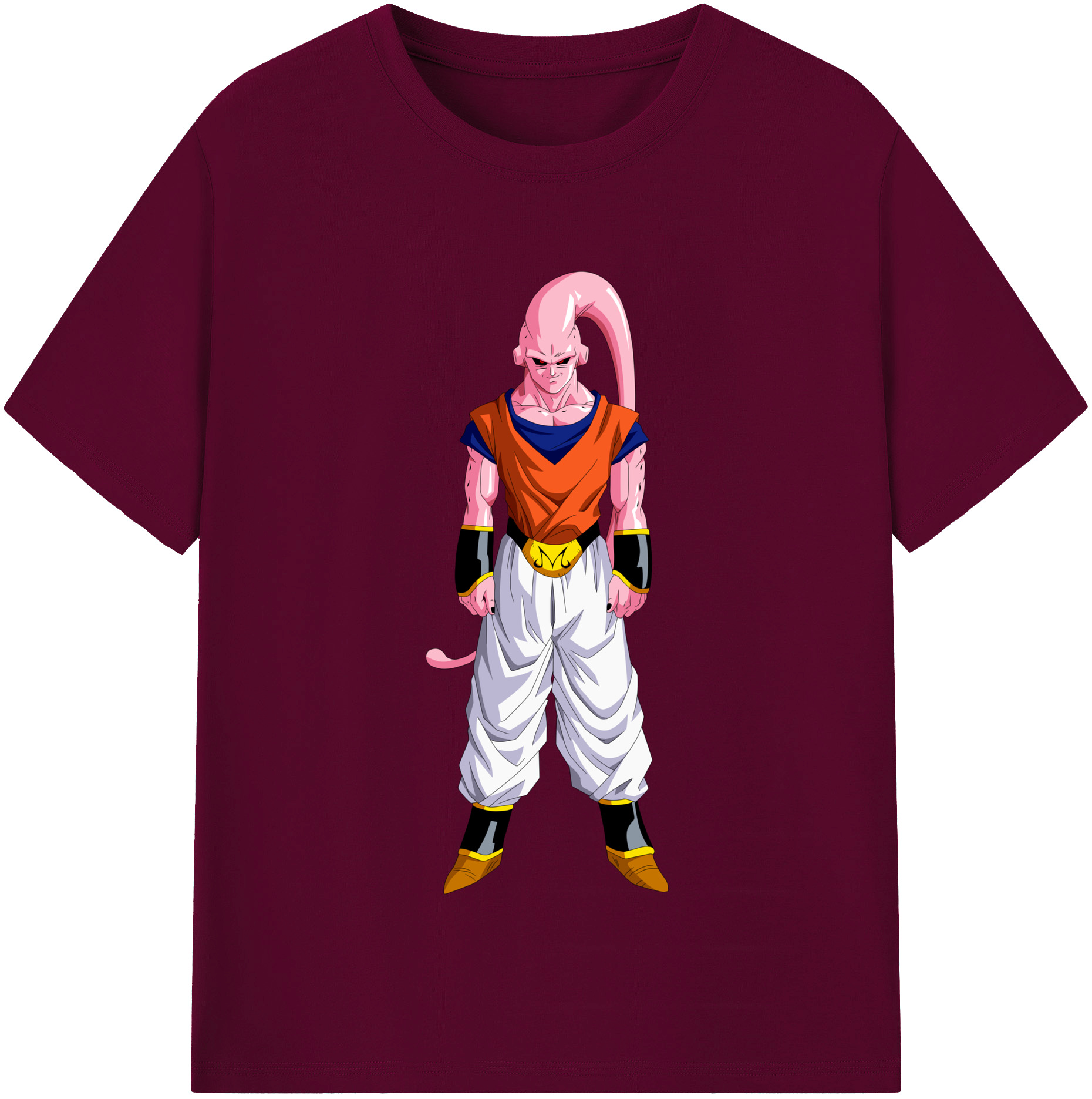 （画像用） ドラゴンボール 魔人ブウ DRAGON BALL Majin Buu レディースカジュアルプリントTシャツ（綿100％）